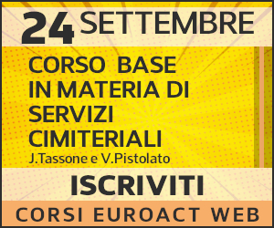 Corso base in materia di servizi cimiteriali