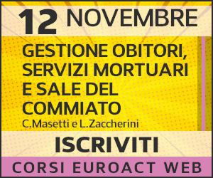 Gestione di obitori, servizi mortuari e sale del commiato
