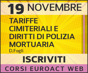 Tariffe cimiteriali e diritti di Polizia Mortuaria