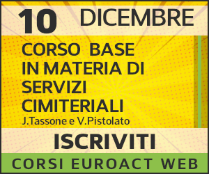 Corso base in materia di servizi cimiteriali